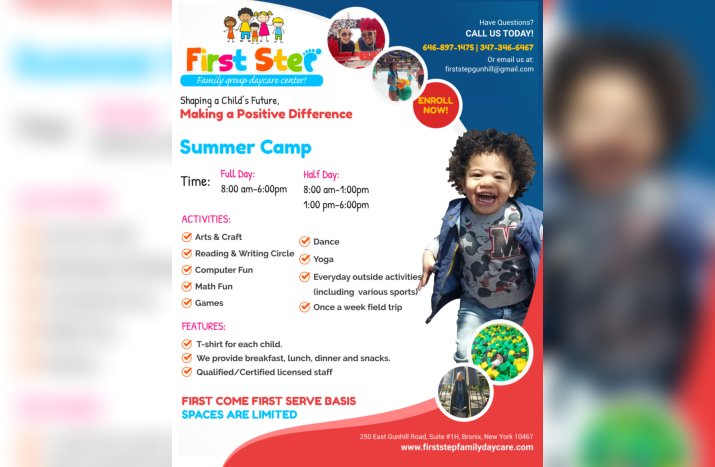 First Step Family Group Daycare Center - childcare center in Bronx, NY