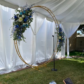 Candy's Florist - Wedding circle arch - Florists Near Me - El Monte, California Candy's Florist - Wedding circle arch - Florists Near Me - El Monte, California