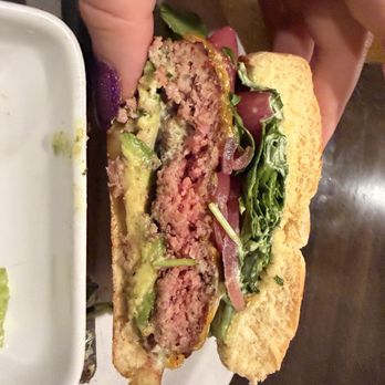 Apres Burger Bistro - Cali burger (ordered medium well, but it's too raw) - Burgers Near Me - Steamboat Springs, Colorado