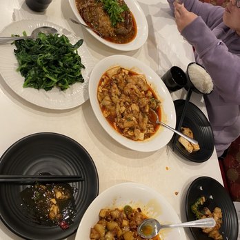 Little Chengdu - Mapo tofu, spinach - Szechuan Near Me - Millbrae, California