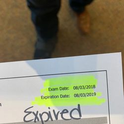 Archdale Eyecare - Wow expired in major letters