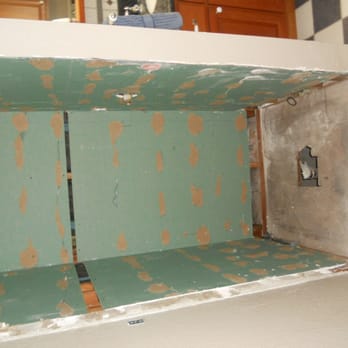 M & M Electric - Marcus & employees tried to fix the hole damage.  This is the state our shower has been like for 4 weeks. No return phonecalls. - Electricians Near Me - Brentwood, California