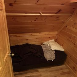 Cabin Rentals of Blue Ridge - This was in the closet of one of the upstairs bed rooms. Someone had been sleeping in there and it was just left like this!