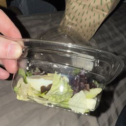 Barely half full salad Barely half full salad