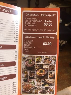 Menu photo 1 Madhuban Sweets & Restaurant Brooklyn, NY Menu photo 1 Madhuban Sweets & Restaurant Brooklyn, NY