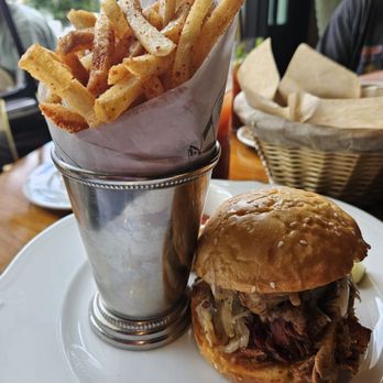 Patty O's Café & Bakery - Pulled pork sandwich with pomme frites - Bakeries Near Me - Washington, Virginia Patty O's Café & Bakery - Pulled pork sandwich with pomme frites - Bakeries Near Me - Washington, Virginia