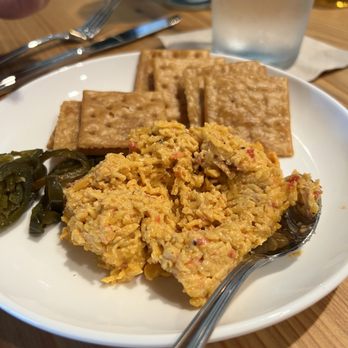 Brewery Saint X - Pimento cheese with deep fried saltine - Breweries Near Me - New Orleans, Louisiana Brewery Saint X - Pimento cheese with deep fried saltine - Breweries Near Me - New Orleans, Louisiana
