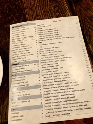 Menu photo 4 Candela Restaurant Wilton Manors, FL