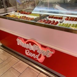 Fresh Fruit Candy - Kiosk by Adidas store entrance