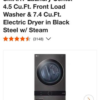 The Home Depot - LG dryer and washer! Defect product due to electronically gadgets of product. No large purchases at Home Depot! - Nurseries & Gardening Near Me - Soquel, California The Home Depot - LG dryer and washer! Defect product due to electronically gadgets of product. No large purchases at Home Depot! - Nurseries & Gardening Near Me - Soquel, California