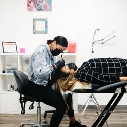 Brows By Katrina - Just me hard at work :)