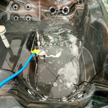 Atlantis Pool Service - Draining the spa for spring cleaning - Pool Cleaners Near Me - Albuquerque, New Mexico