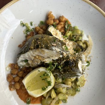 Ouzo Bay - Alaskan Halibut - Greek Near Me - Baltimore, Maryland