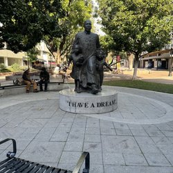 Martin Luther King Jr. statue - MLKjr statue in DT Riverside off 9th between Orange and Main