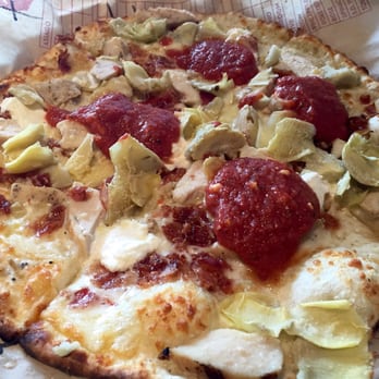 MOD Pizza - #5 Lucy Sunshine. Added chicken, bacon, and ricotta - Pizza Near Me - Austin, Texas MOD Pizza - #5 Lucy Sunshine. Added chicken, bacon, and ricotta - Pizza Near Me - Austin, Texas