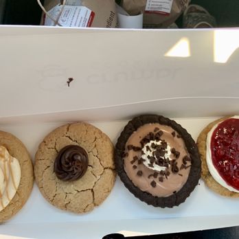 Crumbl - Kendall - This weeks flavors Caramel popcorn? Peanut Butter, Chocolate silk cream pie and raspberries cheesecake - Bakeries Near Me - Miami, Florida