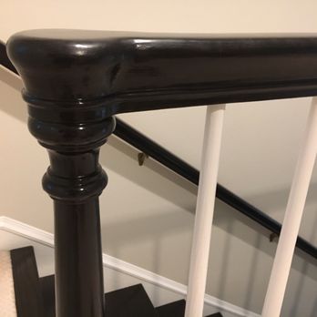 Oc Integrity Painting - Repainted railings and spindles. - Painters Near Me