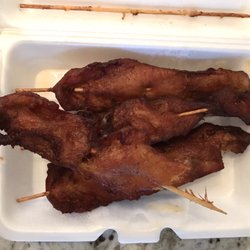 New Bamboo Garden - Teriyaki chicken appetizer - a little dry but good flavor