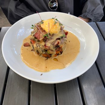 Benchmark - Pastrami hash - New American Near Me - Santa Ana, California