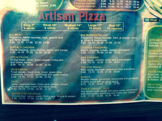 Menu photo 6 Bubba's Pizza Fremont, IN