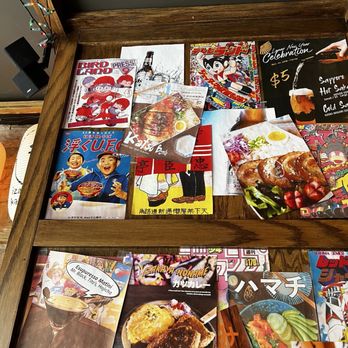 Izakaya Noname - Menu items, manga covers, ads and vintage posters - Tapas/Small Plates Near Me - Queens, New York Izakaya Noname - Menu items, manga covers, ads and vintage posters - Tapas/Small Plates Near Me - Queens, New York