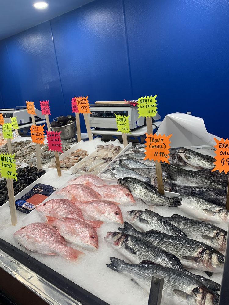 Branzino Fish Market Logo