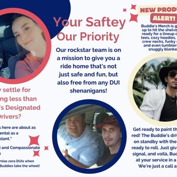 BuDDies Designated Driver - Taxis Near Me