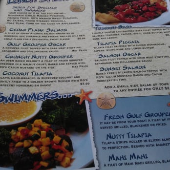 Roosterfish Grill - Lunch menu awesome selection!! - Seafood Near Me - Largo, Florida Roosterfish Grill - Lunch menu awesome selection!! - Seafood Near Me - Largo, Florida