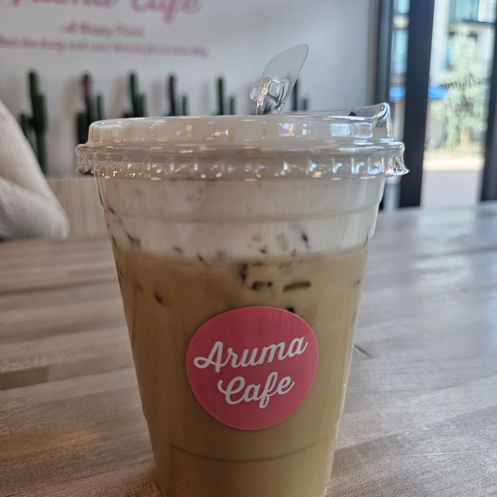 Aruma Cafe - Garden Latte - Desserts Near Me - Tempe, Arizona