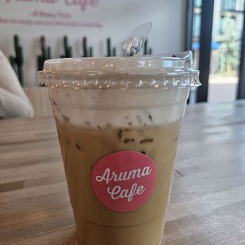Aruma Cafe - Garden Latte - Desserts Near Me - Tempe, Arizona