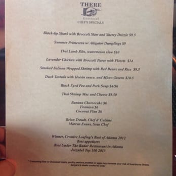 There - Weekly menu, changes frequently... - Gastropubs Near Me - Atlanta, Georgia There - Weekly menu, changes frequently... - Gastropubs Near Me - Atlanta, Georgia
