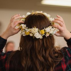 Heidi Hearts Flowers - Bridal Flower Crown
