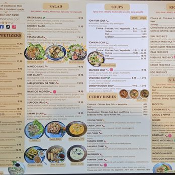 Kanok Thai Bistro - Menu - dinner - Thai Near Me - Costa Mesa, California