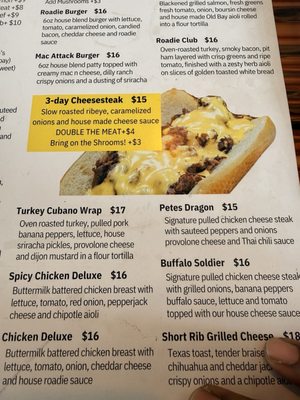 Menu photo 2 Roadie Joe’s Berlin, MD