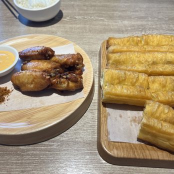 B2J Fish Soup - Chicken wings and Chinese donuts. - Szechuan Near Me - Plano, Texas