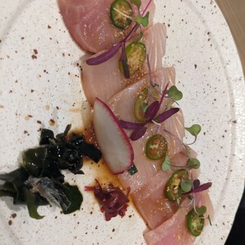 Akami Sushi - Yellowtail carpaccio - Sushi Bars Near Me - Arcadia, California