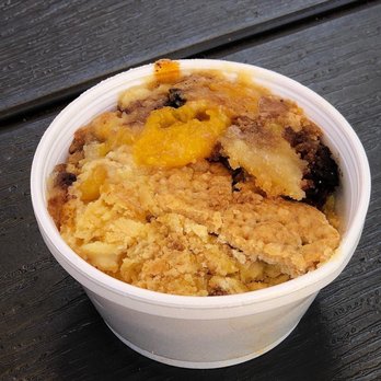 The Rib Shack - Peach cobbler - Barbeque Near Me - Fallbrook, California