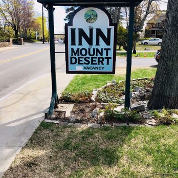 The Inn on Mount Desert - Sign out front - Bed & Breakfast Near Me - Bar Harbor, Maine