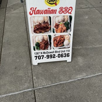 Yummy Hawaiian BBQ - Outside signage - Hawaiian Near Me - Petaluma, California