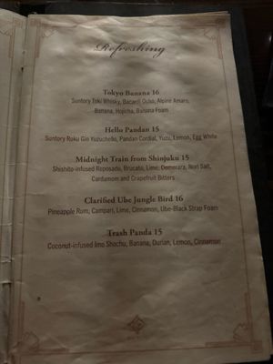 Menu photo 3 Bar Kamon San Diego, CA