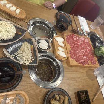 Ema Japanese Cuisine - Array of beef, veggies and noodles. - Japanese Near Me - The Woodlands, Texas