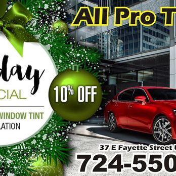 All Pro Tinting - Don't Squint... Tint!!! - Auto Detailing Near Me - Uniontown, Pennsylvania