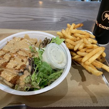 10Q Chicken - Katsu bowl combo with fries and soft drink - Chicken Shop Near Me - Evanston, Illinois 10Q Chicken - Katsu bowl combo with fries and soft drink - Chicken Shop Near Me - Evanston, Illinois