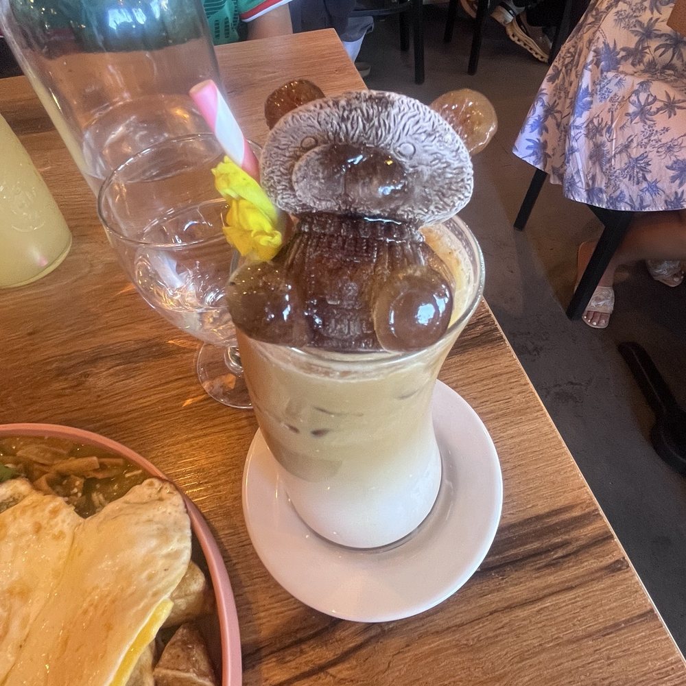 El Encanto - Iced bear with horchata  coffee drink - Breakfast & Brunch Near Me - San Diego, California