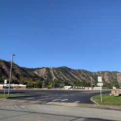 Cashmere High School - Parking lot entrance.
