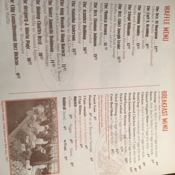Amy Ruth's - Menu shot - Southern Near Me - New York, New York