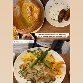 Plums Cafe - Dutch pancake & Dungeness Crab Omelet - Breakfast & Brunch Near Me - Costa Mesa, California Plums Cafe - Dutch pancake & Dungeness Crab Omelet - Breakfast & Brunch Near Me - Costa Mesa, California
