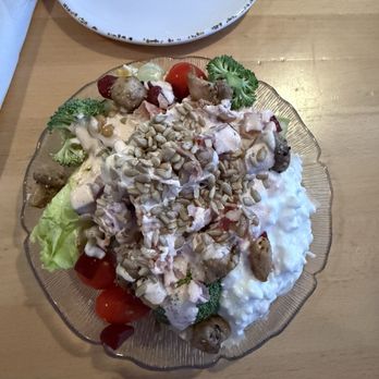 Snook Inn - A pile of salad from the salad bar - Seafood Near Me - Marco Island, Florida