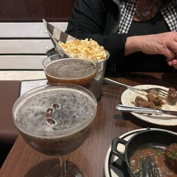 Juleps Kentucky Tavern - Espresso Martinis, seasoned popcorn and the Venison Meatballs - Comfort Food Near Me - Ashburn, Virginia