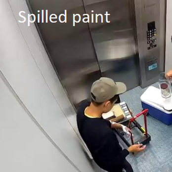 Prime Moving - spilled paint everywhere and got it on my scrubs, dolly, and apartment hallways. took no accountability whatsoever and never paid me back - Movers Near Me - Glendale, California